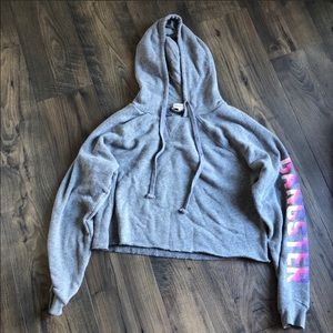 Grey spiritual gangster hoodie